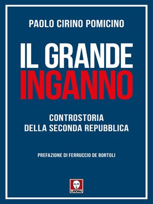 cover image of Il grande inganno